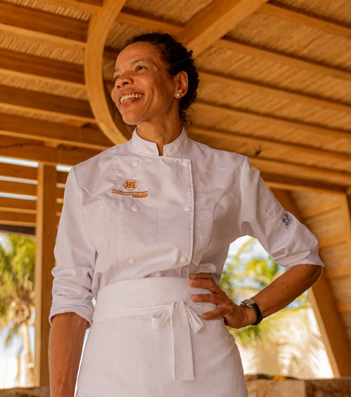 Chef Alessandra Montagne no Nanö Beach Hotel